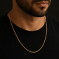 Cadena Nudo Gold 3mm – Acero 316L | Lion Luxury