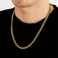 Cadena Miami Cuban Gold 7mm – Acero 316L | Lion Luxury