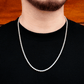 Cadena Nudo 4mm – Plata 950 | Lion Luxury