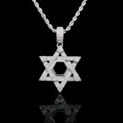 Collar Estrella de David – Plata 925 con Moissanita – detalle 2