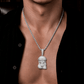 Collar Cristo Diamond – Plata 925 con Moissanita | Lion Luxury