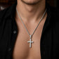 Collar Cross Diamond – Plata 925 con Moissanita | Lion Luxury