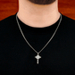 Collar Cruz de San Benito – Plata 950 | Lion Luxury
