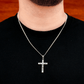 Collar Cristo XL – Plata 950 | Lion Luxury