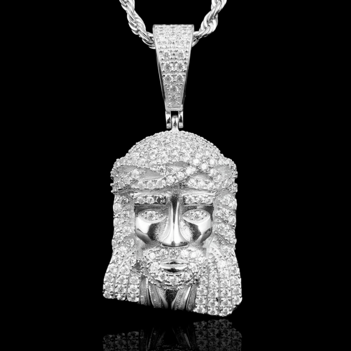 Collar Holy Lux – Plata 925 con Moissanita – detalle 2