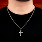 Collar Cristo – Plata 950 | Lion Luxury