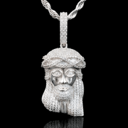 Collar Cristo Diamond – Plata 925 con Moissanita – detalle 2
