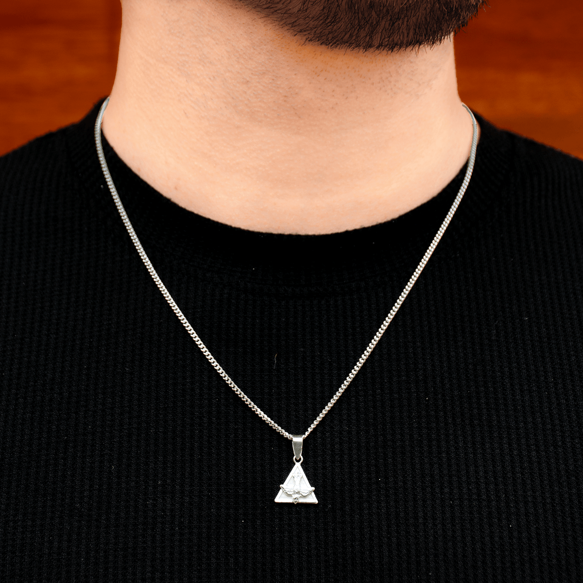 Collar Espíritu Santo – Plata 950 | Lion Luxury