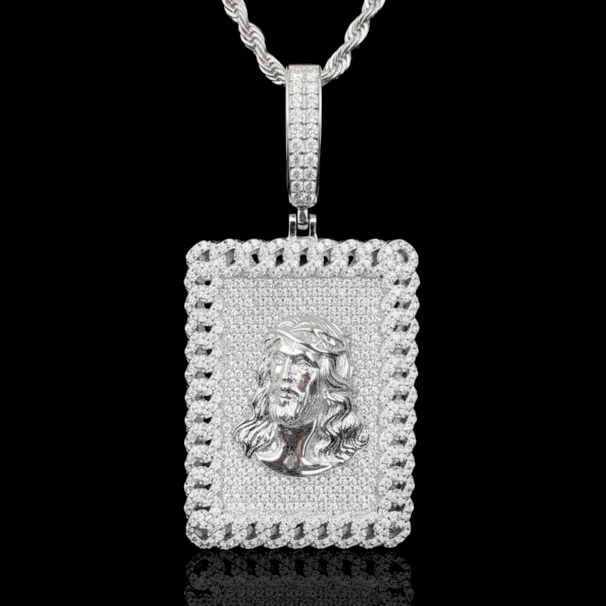Collar Divinus – Plata 925 con Moissanita – detalle 2