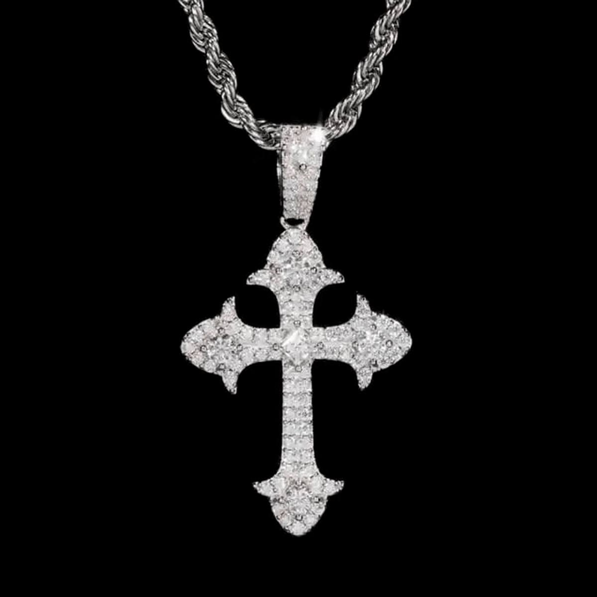 Collar Glorious Diamond – Plata 925 con Moissanita – detalle 2