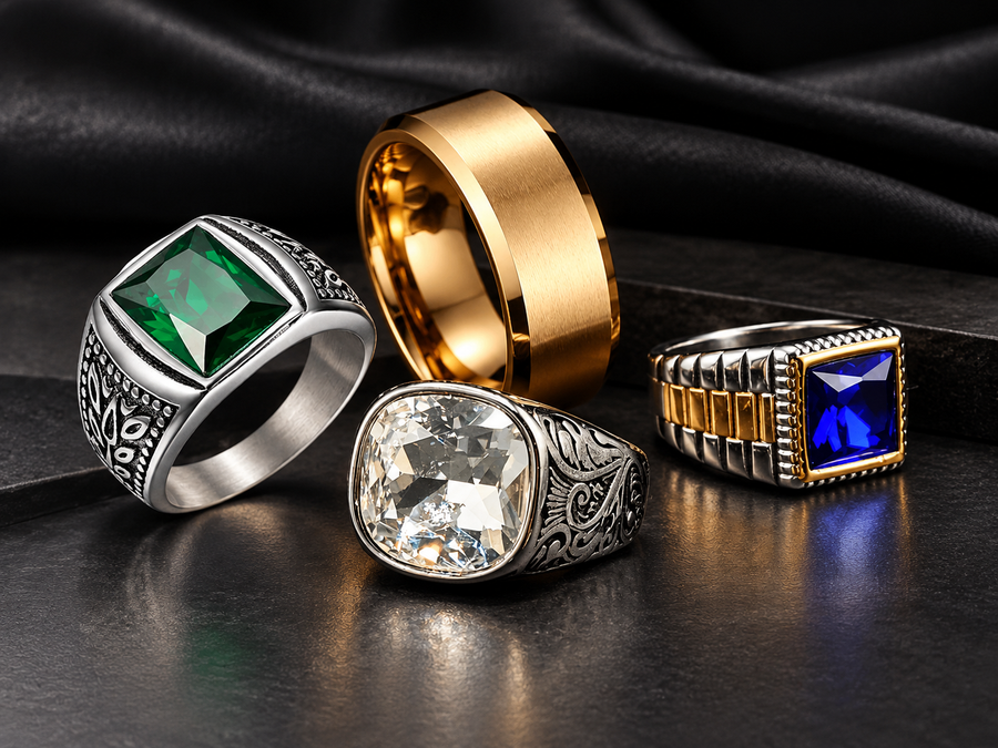 Anillos César, Minimal Gold, Hero y Blue Magic — promoción 4 por S/99