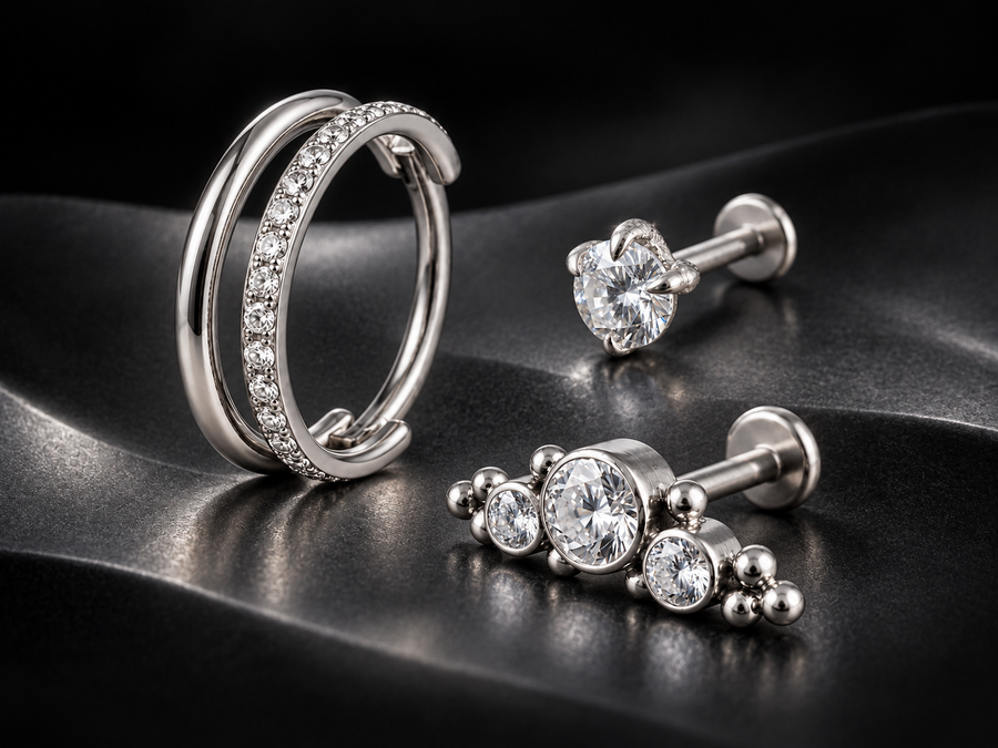 Piercings Parallel, Titan y Constellation de titanio — promoción 2 por S/149