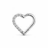 Piercing Heart 10mm – Titanio Grado Implante con Circonia 5A