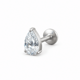 Piercing Nova 6mm – Titanio Grado Implante con Circonia 5A