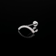 Piercing Haze 11mm – Titanio Grado Implante con Circonia 5A | Lion Luxury