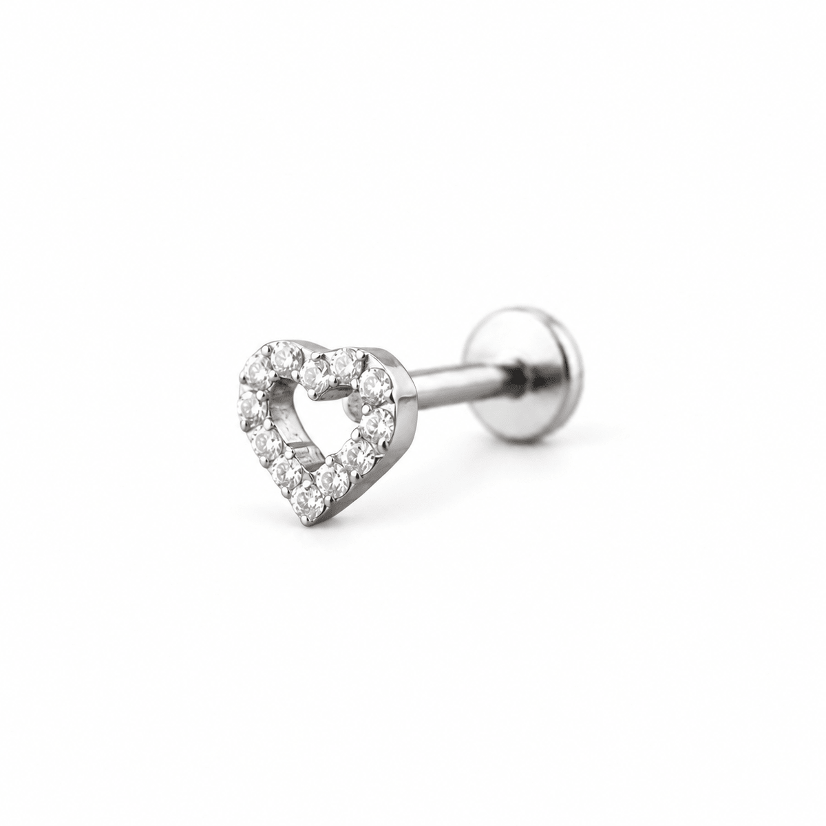 Piercing Forever 5 mm de titanio de grado implante con circonia 5A.