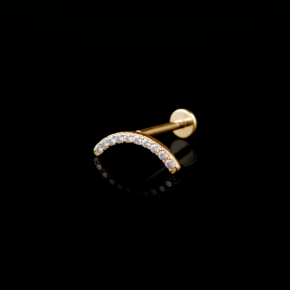 Piercing Haze 11mm – Titanio Grado Implante con Circonia 5A – detalle 3