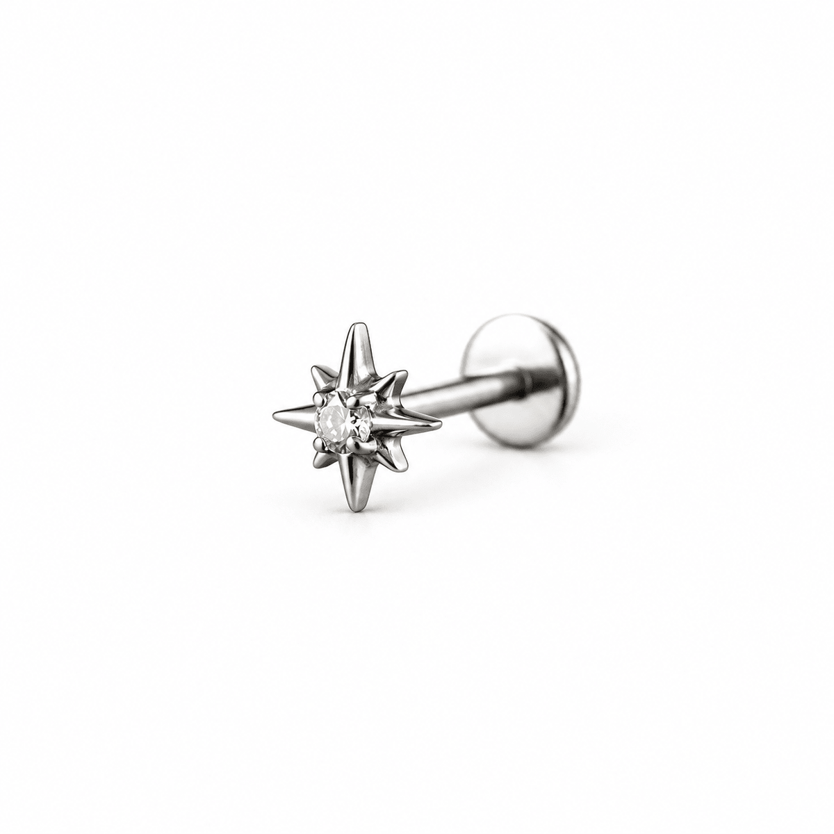 Piercing Solaris 5 mm de titanio de grado implante con circonia 5A.
