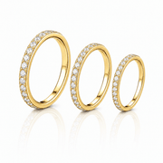 Piercing Destellos 10 mm/12 mm/14 mm de titanio de grado implante con circonia 5A.