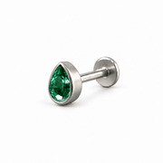 Piercing Forest 5 mm de titanio de grado implante con circonia 5A.