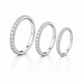 Piercing Destellos 10mm/12mm/14mm – Titanio Grado Implante con Circonia 5A