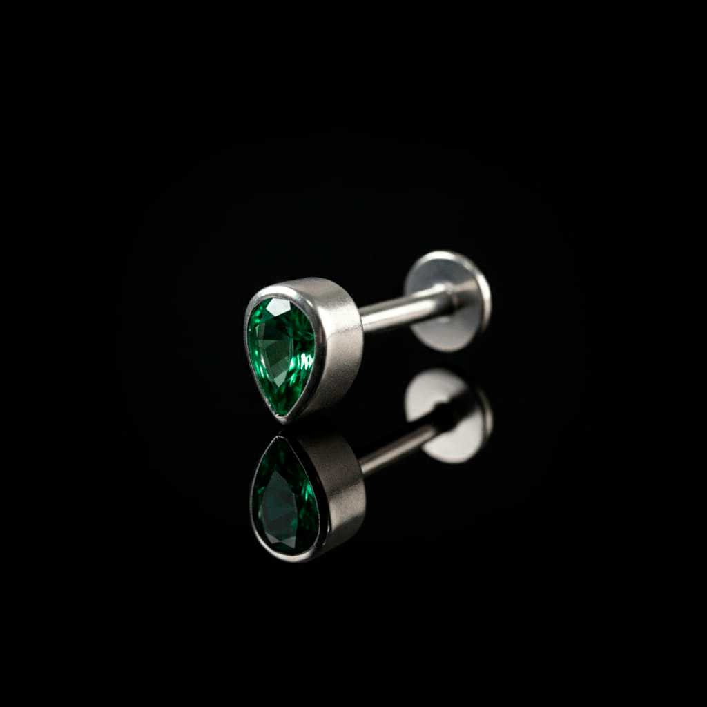 Piercing Forest 5mm – Titanio Grado Implante con Circonia 5A | Lion Luxury