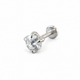 Piercing Titan 5mm – Titanio Grado Implante con Circonia 5A