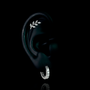 Flower 14mm – Piercing Titanio F136 con Circonia 5A – detalle 2