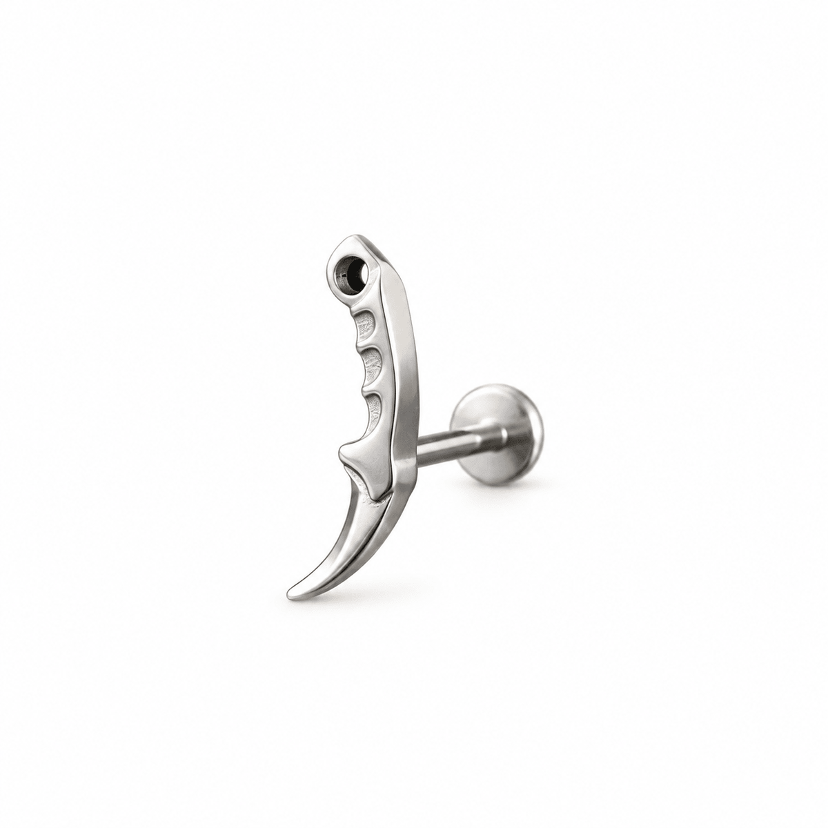 Piercing Razor 14 mm de titanio de grado implante.