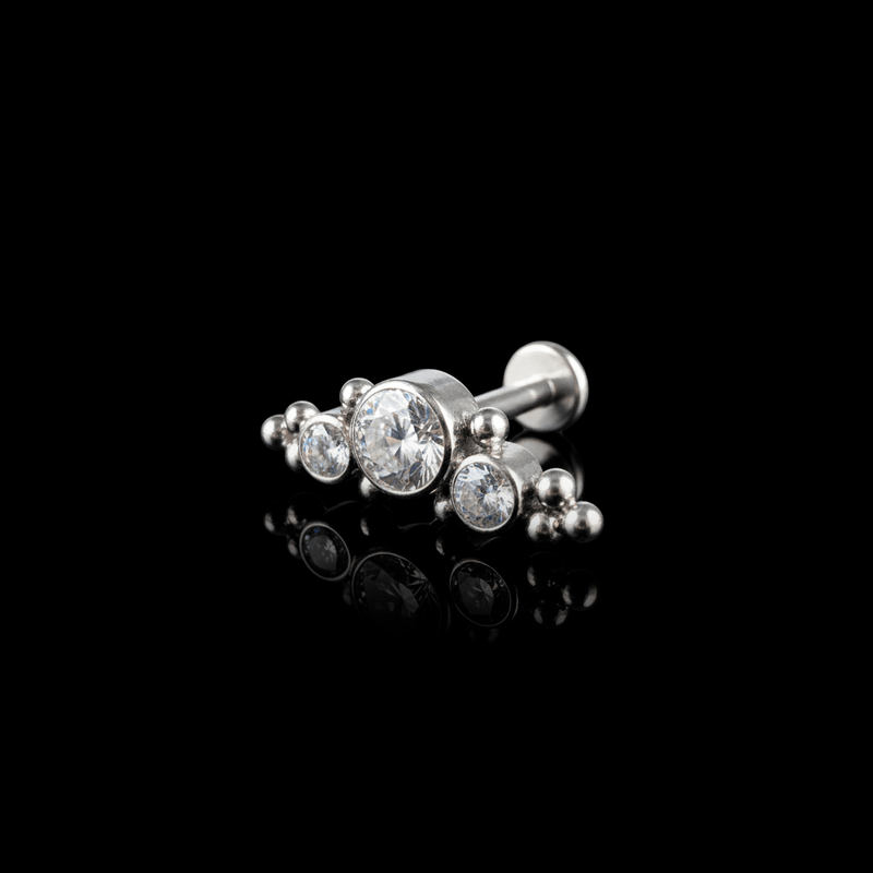 Piercing Constellation 12mm – Titanio Grado Implante con Circonia 5A | Lion Luxury