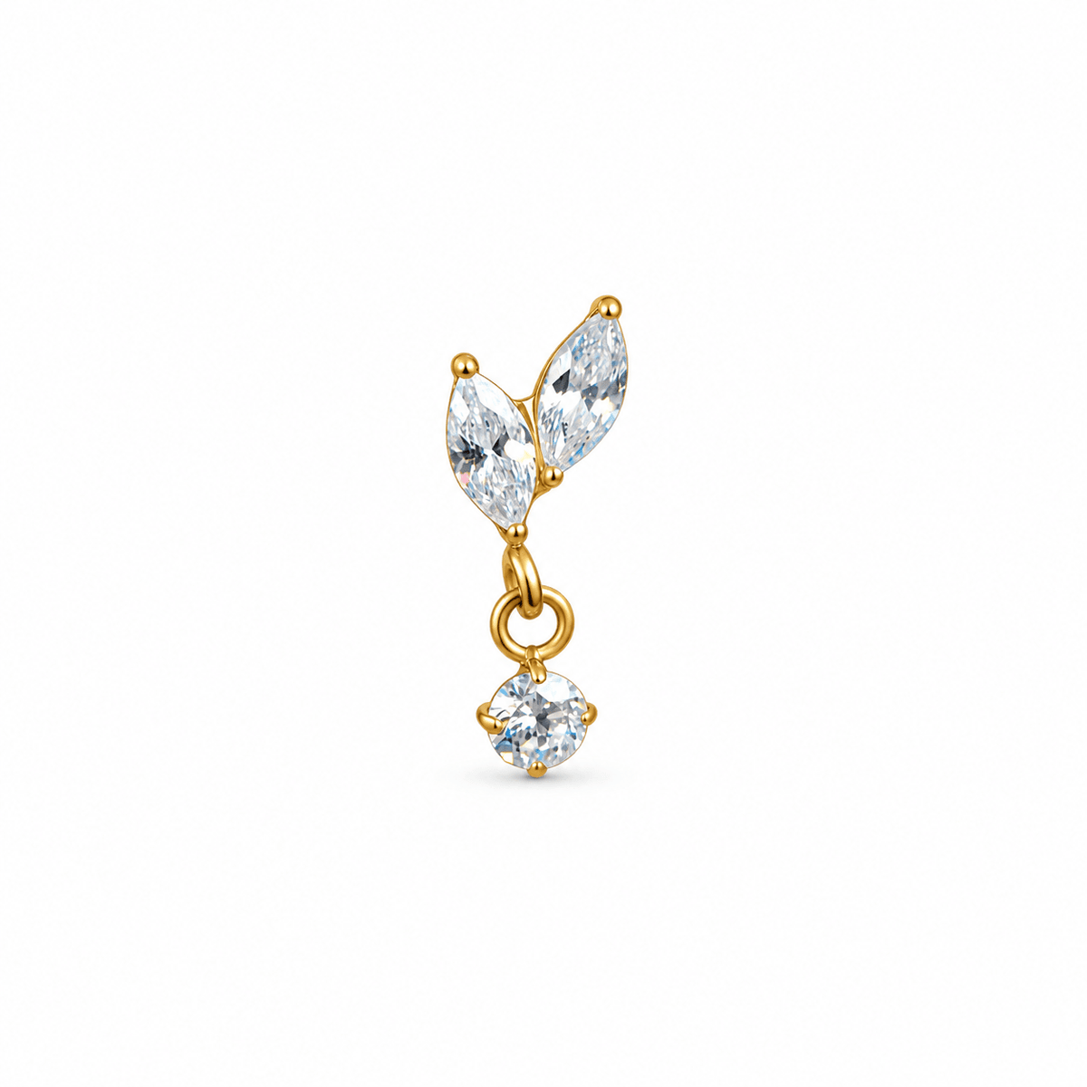 Piercing Sky 11 mm de titanio de grado implante con circonia 5A.