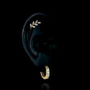 Flower 14mm – Piercing Titanio F136 con Circonia 5A – detalle 4