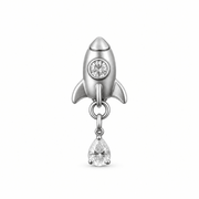 Piercing Starplane 13 mm de titanio de grado implante con circonia 5A.