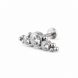 Piercing Constellation 12mm – Titanio Grado Implante con Circonia 5A