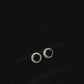 Arete Astra Black 6.5mm – Plata 925 con Moissanita – video | Lion Luxury
