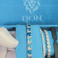 Pulsera Blue Forge 6.5MM - Plata 925 Moissanita VVS1