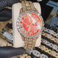 Reloj Lion Red - Acero Gold 316L