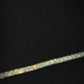 Pulsera Tennis Gold 3mm - Plata 925 * Moissanita