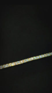 Pulsera Tennis Gold 3mm – Plata 925 con Moissanita – video | Lion Luxury
