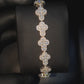 Blessed Diamond 10mm Bracelet - 925 Silver * Moissanite