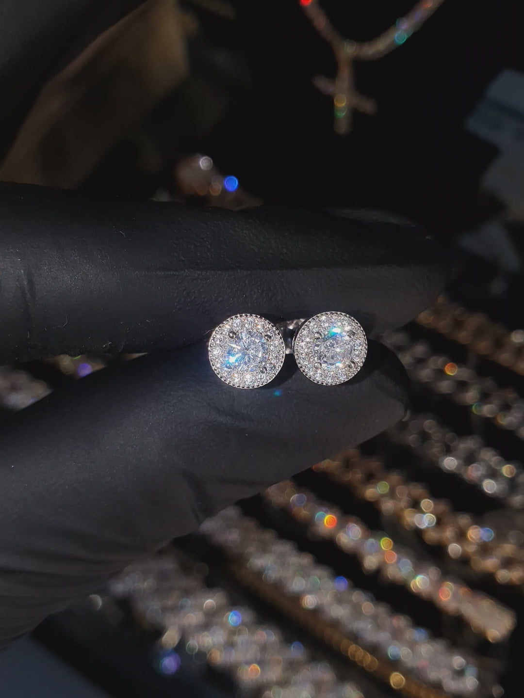 Arete Harmony 7.5mm – Plata 925 con Circonia 5A – video | Lion Luxury