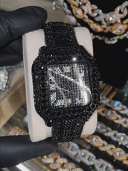 Reloj Millionaire Black – Acero 316L con Circonia 5A – video | Lion Luxury