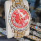 Reloj Imperial Red - Acero Gold 316L