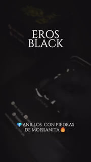 Video del anillo Eros Black con moissanita de Lion Luxury