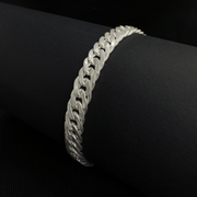 Pulsera Miami Twice 7.5mm – Plata 950 | Lion Luxury