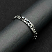 Pulsera Labrys Silver – Acero 316L | Lion Luxury