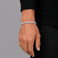 Pulsera Prong 6mm – Plata 925 con Moissanita | Lion Luxury