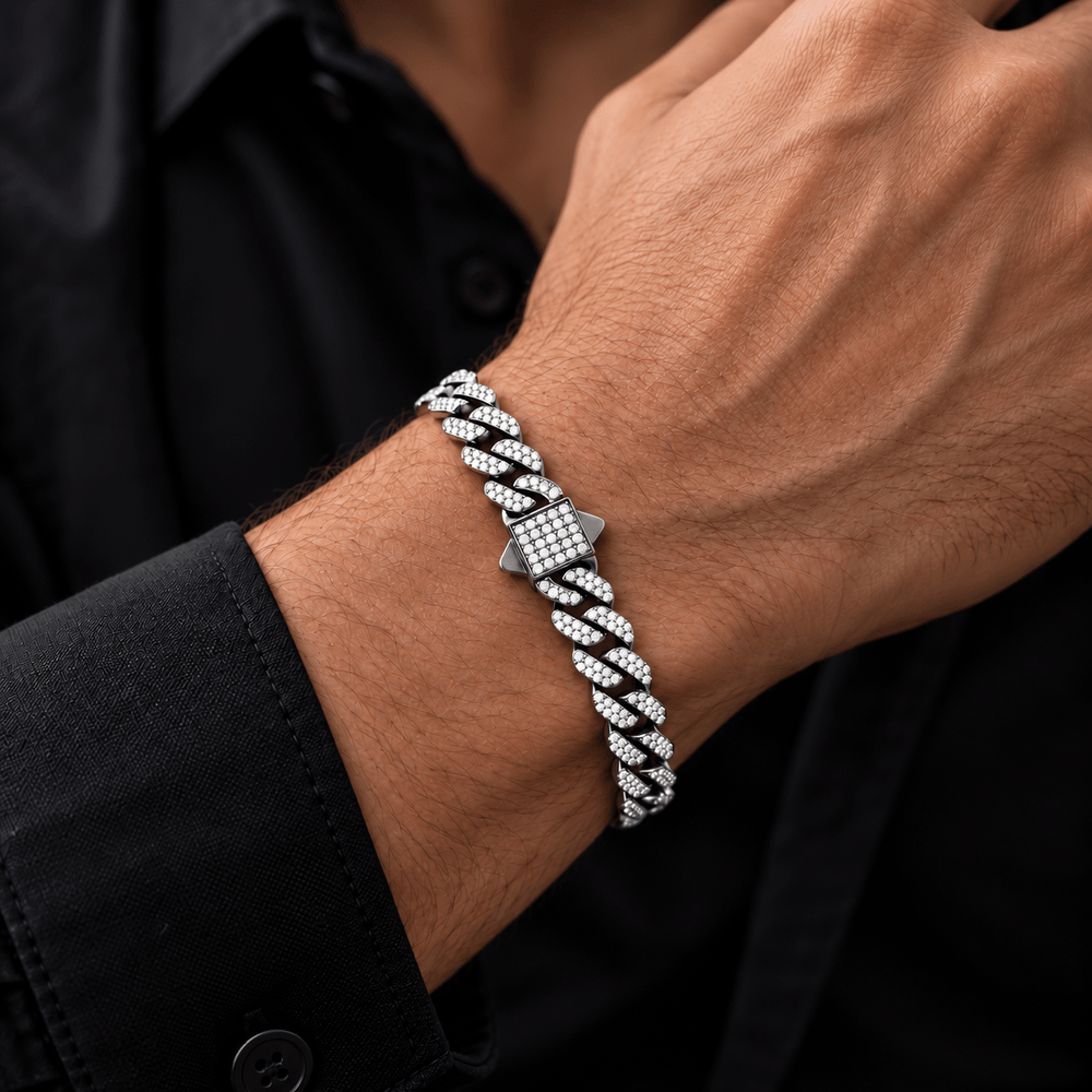 PULSERAS PARA HOMBRES | Lion Luxury [color:Plateado]