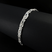 Pulsera Interlace 4.5mm – Plata 950 | Lion Luxury