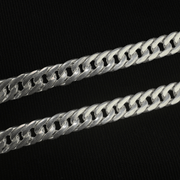 Pulsera Miami Twice 7.5mm – Plata 950 – detalle 2